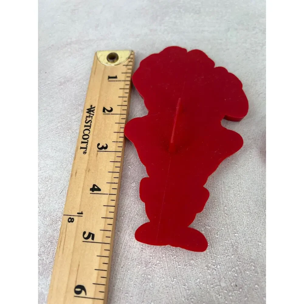 Vintage‎ Santa Clause with toy bag cookie cutters Lot of 4